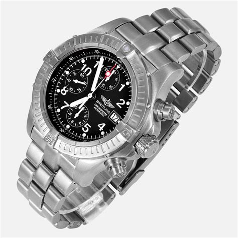 breitling super avenger titanium price|breitling titanium chrono avenger.